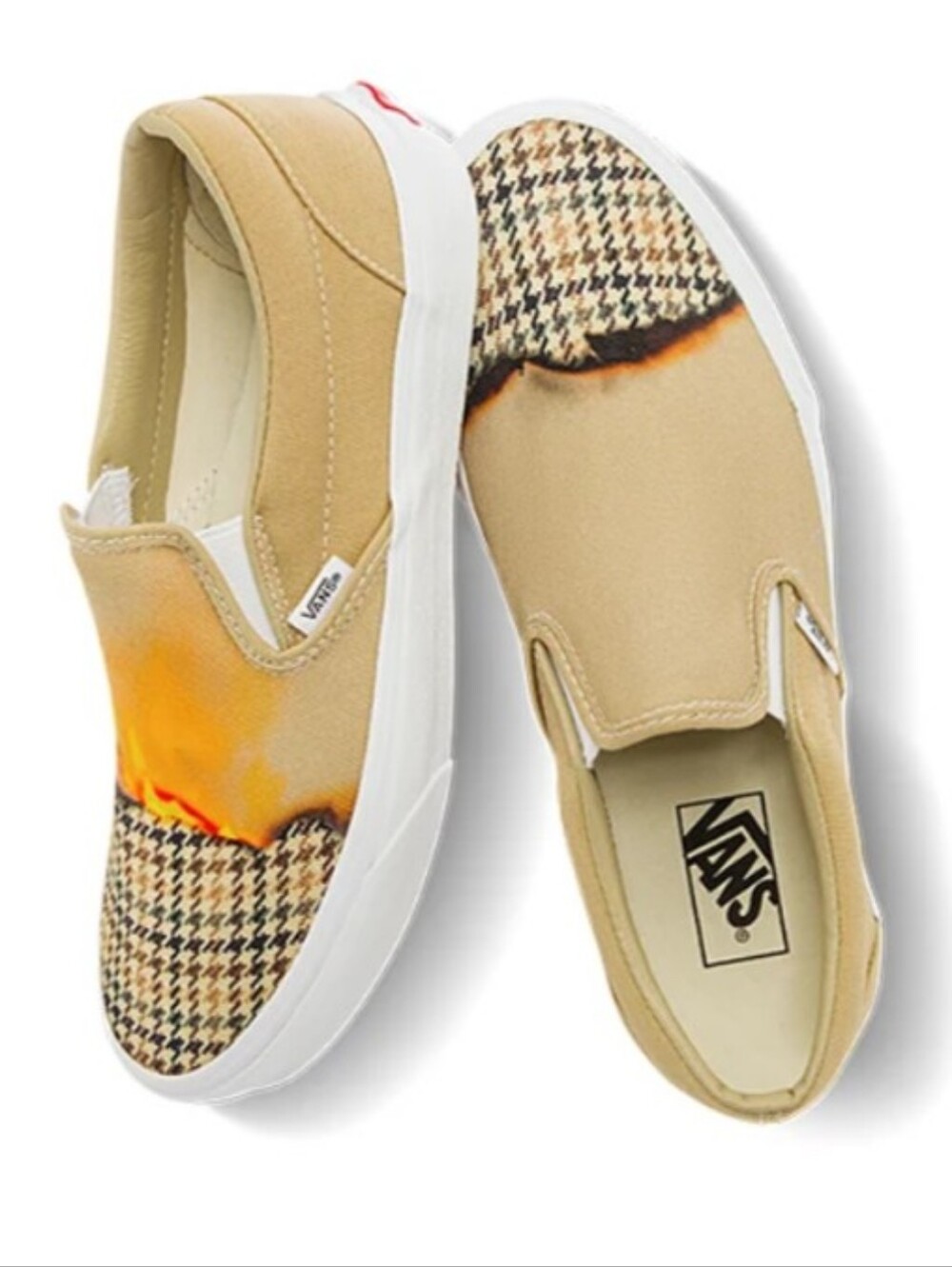 Vans Classic Slip-On ''Big Reveal' Slip-On Sneakers Size M8 W9.5 NIB MSRP $85